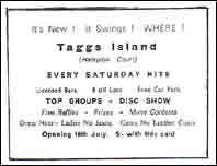 handbill - Tagss Island, 16th July 1966