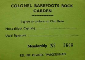 1969 membership card